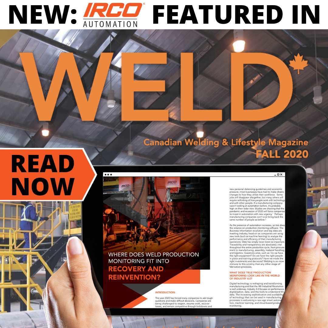 Weld Production monitoring IRCO Automation